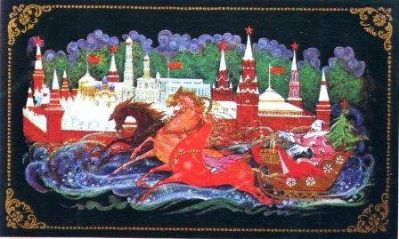 советская новогодняя открытка
