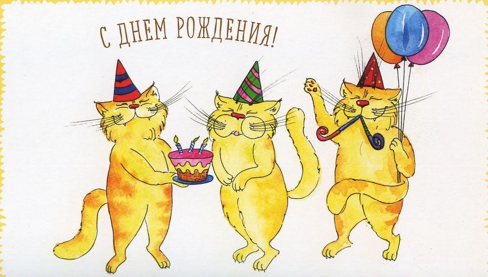Поздравления С Днем Рождения Мужчине Коты